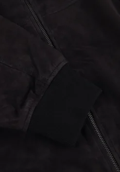 donkerblauwe alter ego leren jas chris