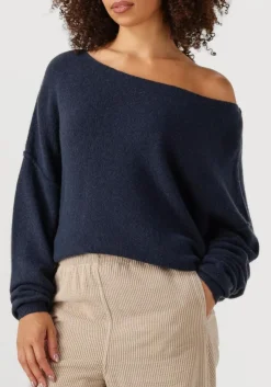 donkerblauwe american vintage trui damsville