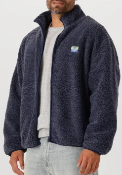 donkerblauwe american vintage vest hoktown zip