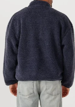 donkerblauwe american vintage vest hoktown zip