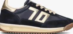 donkerblauwe back70 lage sneakers jogger