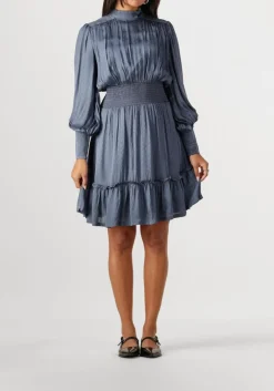 donkerblauwe bruuns bazaar mini jurk berry dress