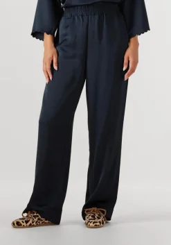 donkerblauwe bruuns bazaar wijde broek bbzalia pants