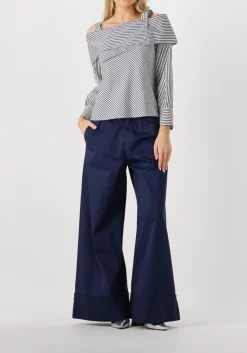 donkerblauwe caroline biss pantalon 1528