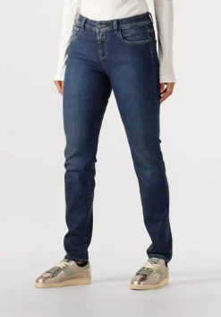 donkerblauwe closed slim fit jeans baker 1