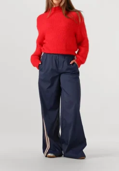 donkerblauwe co'couture wijde broek mingus long pant