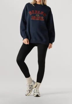 donkerblauwe deblon sports sweater malou sweater
