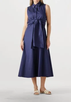 donkerblauwe devotion maxi jurk eros