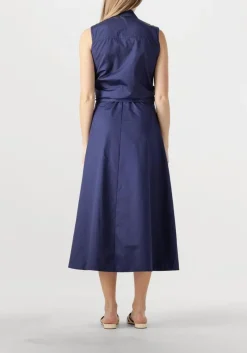 donkerblauwe devotion maxi jurk eros