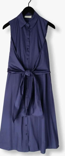 donkerblauwe devotion maxi jurk eros