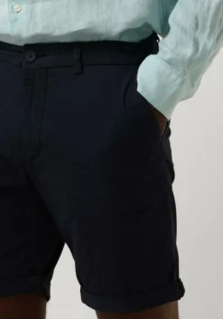 donkerblauwe drykorn korte broek kend 270117