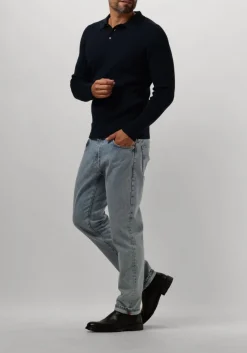 donkerblauwe drykorn polo tesuan