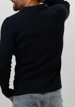 donkerblauwe drykorn polo tesuan