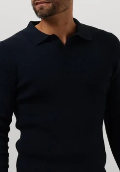 donkerblauwe drykorn polo tesuan