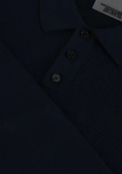 donkerblauwe drykorn polo tesuan