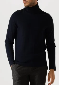 donkerblauwe drykorn trui joey 420002