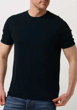 donkerblauwe drykorn t-shirt valentin 420052