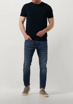 donkerblauwe drykorn t-shirt valentin 420052