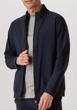 donkerblauwe ferilli trui classic vest