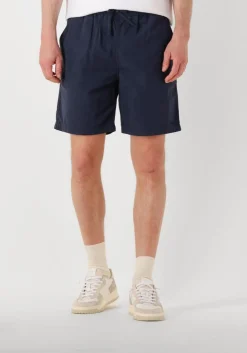 donkerblauwe forét korte broek hush seersucker short