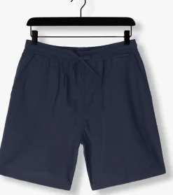 donkerblauwe forét korte broek hush seersucker short