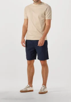 donkerblauwe forét korte broek hush seersucker short