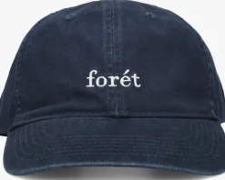 donkerblauwe forét pet hawk washed cap