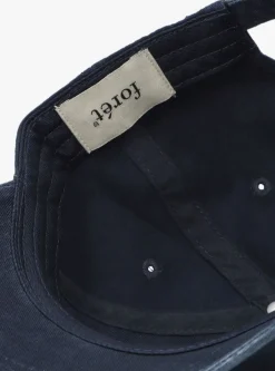 donkerblauwe forét pet hawk washed cap