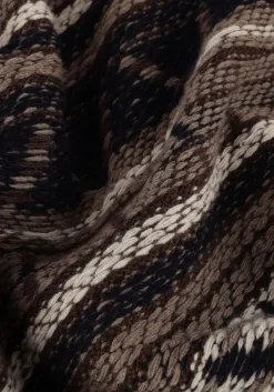 donkerblauwe forét spencer cone jacquard vest