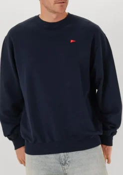 donkerblauwe forét sweater flag sweatshirt