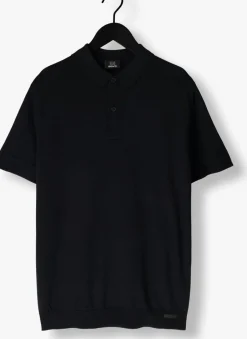 donkerblauwe genti polo polo button ss k2046-1260