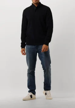 donkerblauwe genti trui k1137-3258