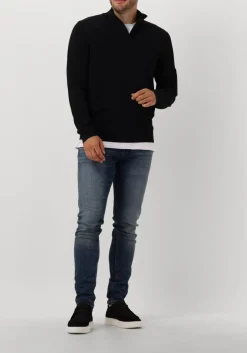 donkerblauwe genti trui k1137-3258