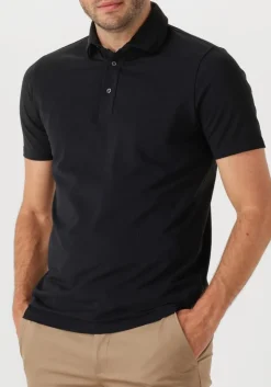 donkerblauwe gentiluomo polo polo 3 button j2017-202