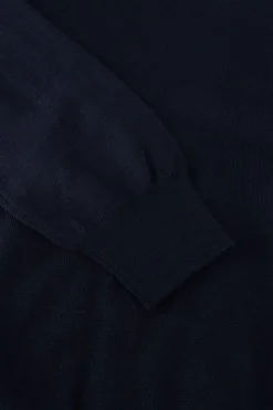 donkerblauwe gran sasso trui crew l lsv