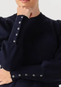 donkerblauwe janice midi jurk clay