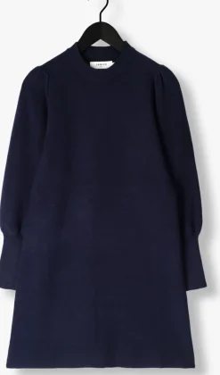 donkerblauwe janice midi jurk clay
