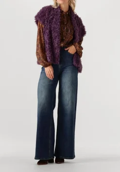 donkerblauwe janice wide jeans mason