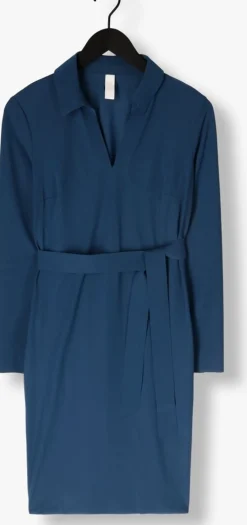 donkerblauwe japan tky midi jurk nenema