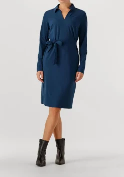 donkerblauwe japan tky midi jurk nenema