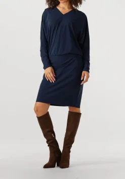 donkerblauwe japan tky midi jurk lymas