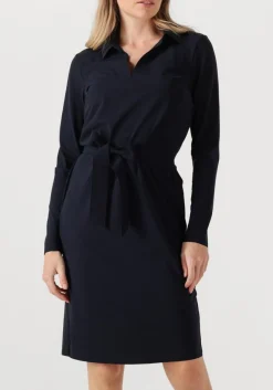 donkerblauwe japan tky midi jurk nenema