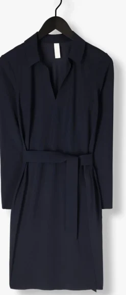 donkerblauwe japan tky midi jurk nenema