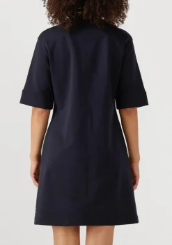 donkerblauwe marc cain sports mini jurk zs 21.10 j17 jurk