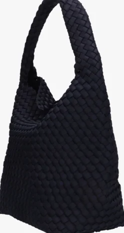 donkerblauwe marrea schoudertas bucket