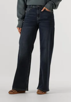 donkerblauwe mos mosh wide jeans mmdara hera jeans