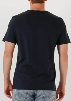 donkerblauwe parajumpers t-shirt patch tee