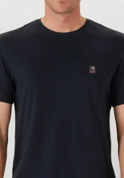 donkerblauwe parajumpers t-shirt patch tee