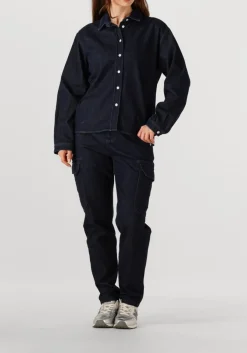 donkerblauwe penn & ink cargobroeken trousers