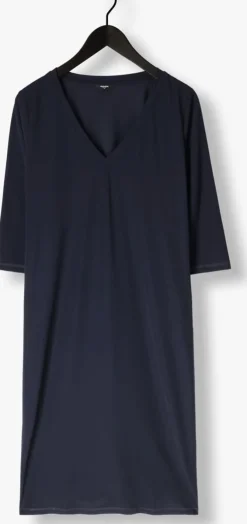 donkerblauwe penn & ink midi jurk blake